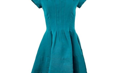 Zac Posen Green Mini Dress Size 6