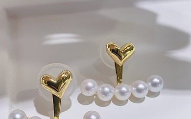 s925 sterling silver aurora freshwater pearl earrings