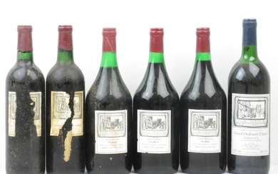 1 bottle of Chateau Gruaud-Larose 1959 Saint Julien, Cordier...