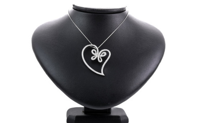 1.45ct Diamond Heart Designed Pendant