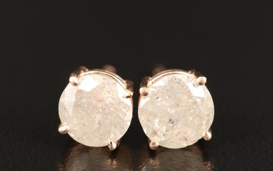 14K 1.75 CTW Diamond Stud Earrings