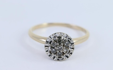 14Kt Diamond Ring | Ladies |Yellow Gold