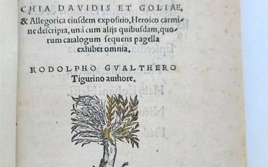 1545 MONOMA DAVID & GOLIAPH POEMS CHIA DAVIDIS ET GOLIAE antique RARE