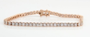 18 kt. Pink gold - Bracelet Diamond