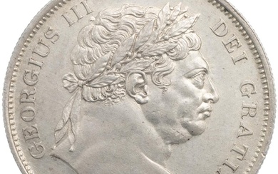 1817 King George III silver Halfcrown with 'Bull Head' (S 37...