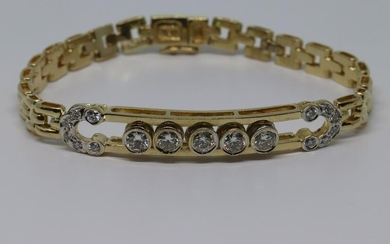 18KT Ladies Diamond Bracelet