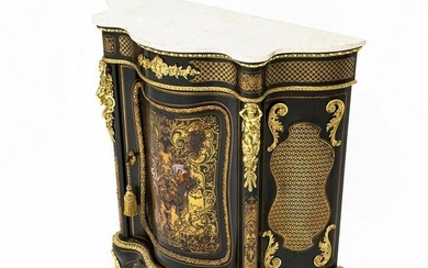 19th Century French Boulle Inlaid Cabinet