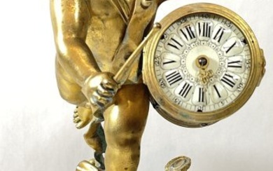 19th Century French Bronze Clock