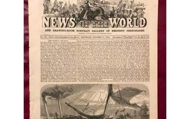 19thc Illustrated News of the World Newspaper