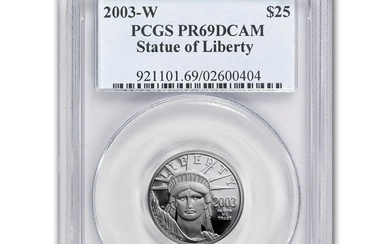 2003-W 1/4 oz Proof American Platinum Eagle