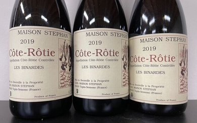 2019 Maison Stephan, Cote Rotie "Les Binardes" - Rhone - 3 Bottle (0.75L)