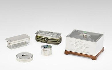 20th Century, collection of five boxes