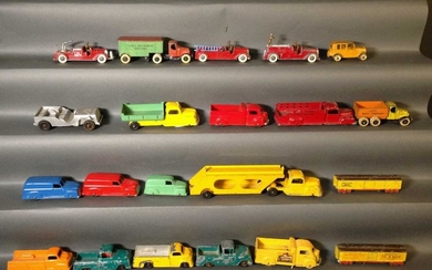 22 TootsieToy Die-Cast Trucks & Train Cars