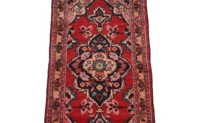 2'3 x 4'6 Hand-Knotted Persian Tabriz Accent Rug, 1960s