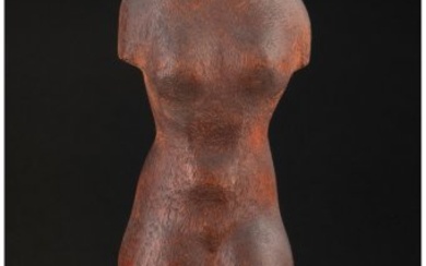 27149: Chaim Gross (American, 1902-1991) Female Nude, c