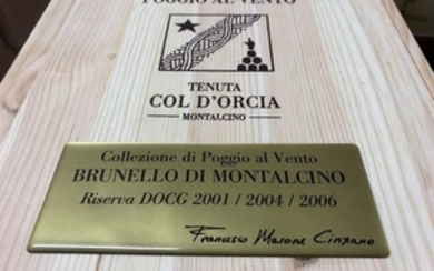 Tenuta Col d'Orcia Poggio al Vento - Brunello di Montalcino Riserva - 007 of 250 - 6 Bottles (0.75L)