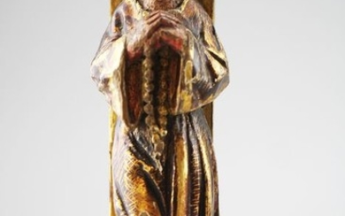 Sculpture, Saint Anthony- Wood - 17th century