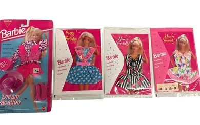 (4) Barbie Fashion Outfits