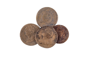 4 monnaies cuivre : Convention 1792-1795.... - Lot 49 - Maison R&C, Commissaires-Priseurs Associés