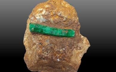 447 Grams Emerald Crystal On Matrix - 59X90X86 mm