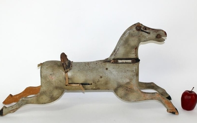 American Folk art wooden horse