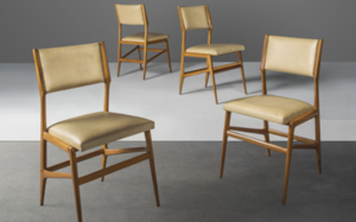 GIO PONTI (1891-1979), A SET OF FOUR CHAIRS, MODEL NO. 687, 1950S