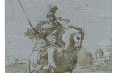 Giovanni Battista Gaulli, Il Baciccio (Genoa 1639-1709 Rome), Allegory of Papacy