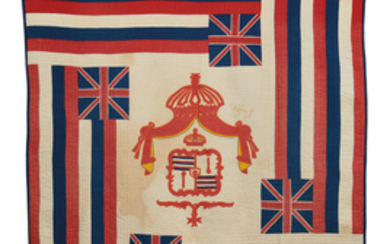 Hawaiian Ku'u Hae Aloha or Flag Quilt