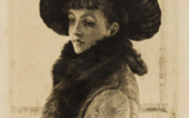 James Jacques Joseph Tissot (1836-1902) Mavourneen (or Portrait of Kathleen Newton)