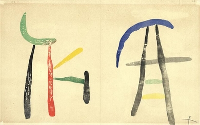 Joan Miro: Gravure sur Bois 5