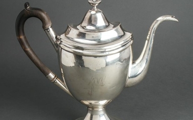 John Sayre American Silver Large Teapot C. 1800
