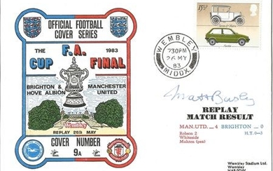 Matt Busby Man United genuine authentic autograph signed FDC cover. Good Condition. All signed pieces come with a Certificate...