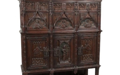 Renaissance Revival Court Cupboard