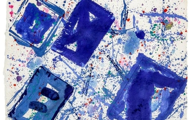 Sam Francis (American, 1923-1994) Untitled (Blue