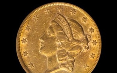 A United States 1864 Liberty Head $20 Gold Coin