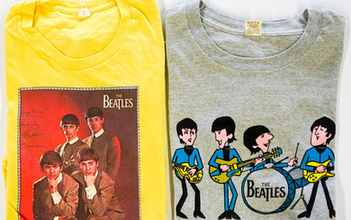 Two Beatles T-Shirts Adult L Made in U.S.A.