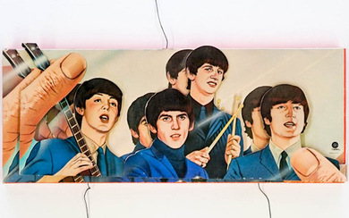 The Beatles Record Store Display Promo Mobile