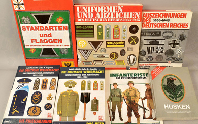 7 books uniforms, awards and banners in the Third Reich