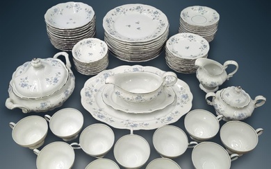 72 pc Johann Haviland Bavaria Germany Porcelain Dish Set