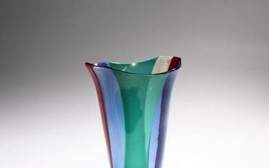 Fulvio Bianconi, 'A fasce verticali' vase c. 1951