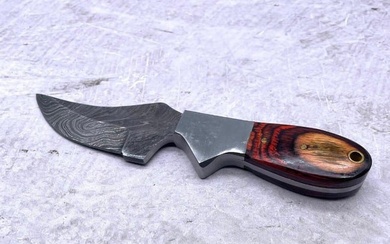 9" Damascus Steel All-Purpose Clip Point Blade Knife