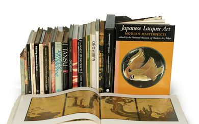A COLLECTION OF REFERENCE BOOKS ON JAPANESE LACQUER