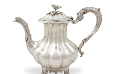 A Canadian Silver Teapot Height 9 x length over handle