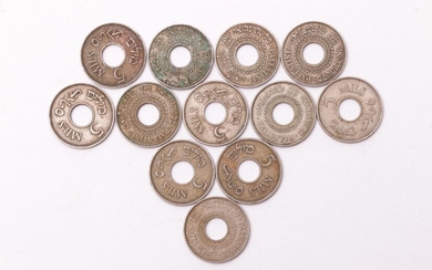 A Collection of Twelve Palestinian Coins,c1927
