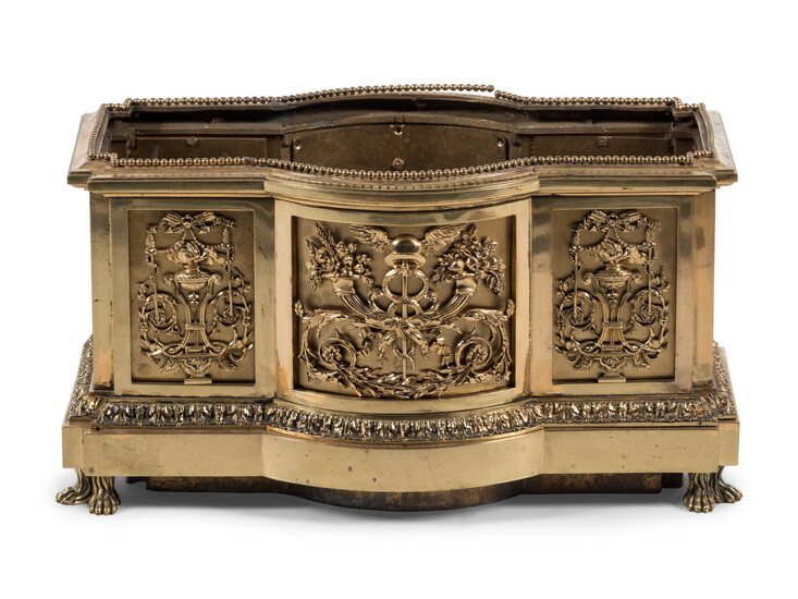 A French Gilt Bronze Jardinière in the Louis XIV Style