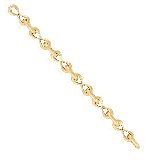A GOLD BRACELET, BY GUCCI, CIRCA 1955 Composed...