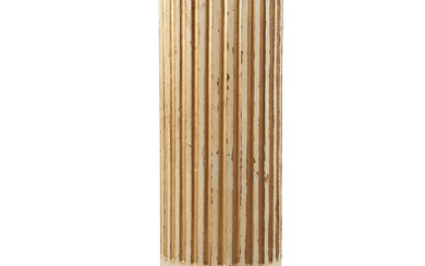 A Gustavian painted and giltwood column, late 18th century.