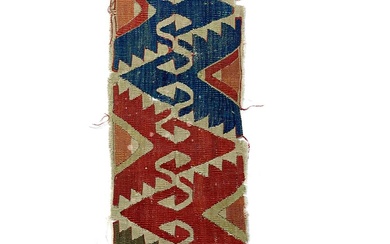 A Konya kelim fragment, 19th century or earlier.