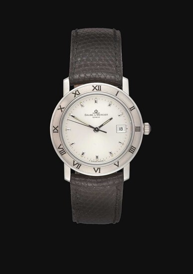 A Lady's Stainless Steel Wristwatch signed Baume & Mercier, Geneve, ref: MV045102, circa 2000