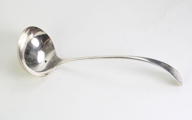 A Large English Hallmarked Sterling Silver Ladle (L32cm) wt. 257g